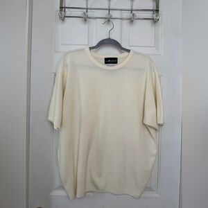 Sag Harbor Ivory Knit Top